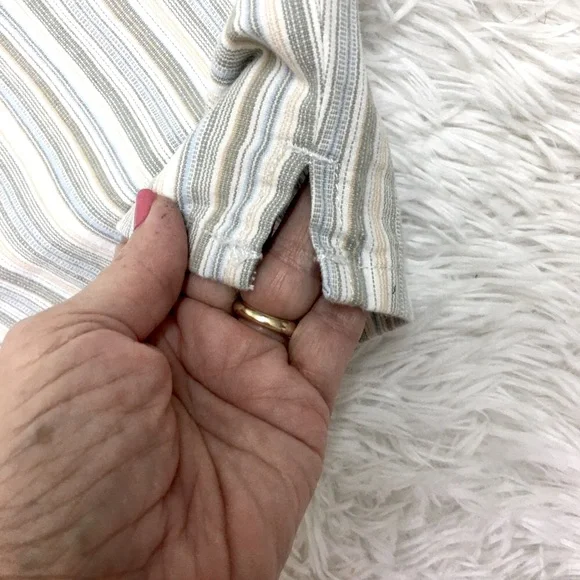 Kim Rogers Pastel Striped Capris Size 10P - Picture 4 of 5